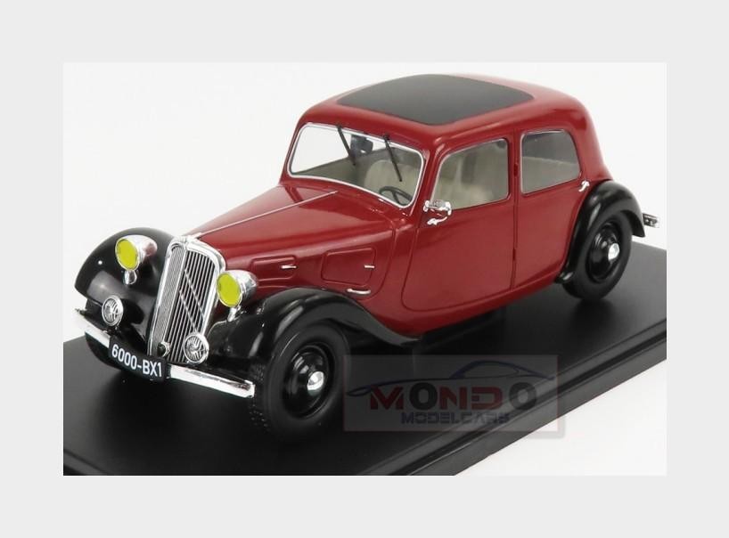 1:24 EDICOLA Citroen Traction 7A Avant 1934 Red Black ABCIT017