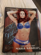 Maria Kanellis WWE ROH Signed