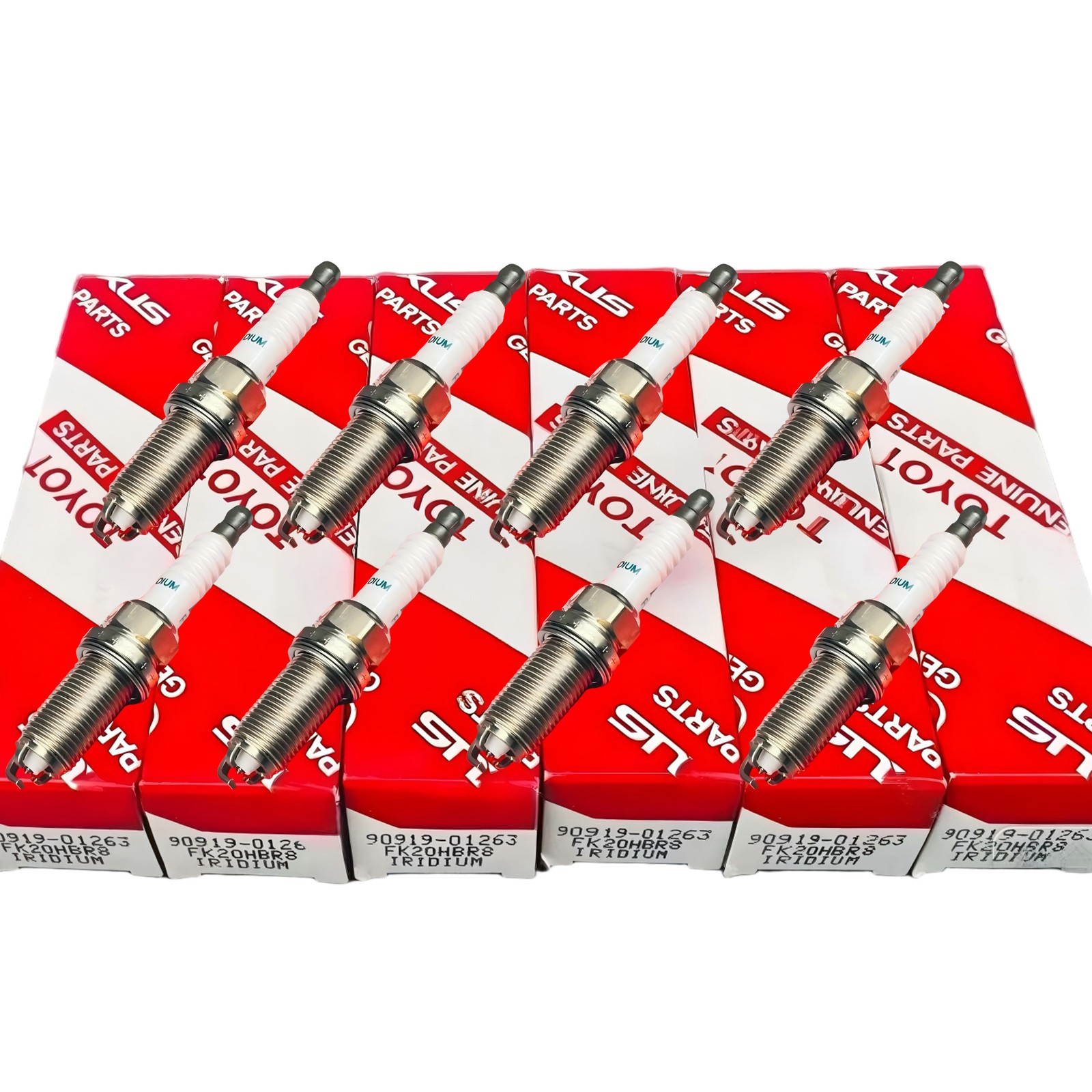 8X Iridium Spark Plugs 90919-01249 For Toyota Lexus IS250 GS350 LS460 2006-17 