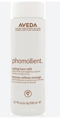 Aveda Phomollient Styling Foam Refill 6.7 oz / 200 ml New