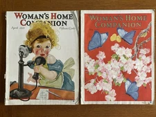 2 Vtg Woman’s Home Companion Magazines April May 1923 Modern Fashions, Ads