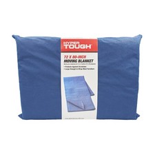 Hyper Tough Heavy-Duty Polyester Moving Blanket 72" x 80", Blue