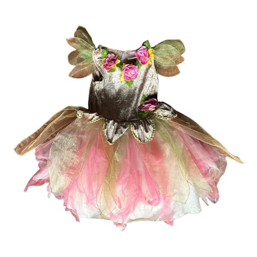 Fairy Dust Little Girls Birthday Pink Flowers Costume Dress Size 5 Floral 