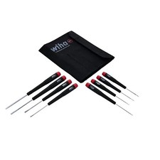 Wiha 26099 8 Piece Precision Slotted Screwdriver Set
