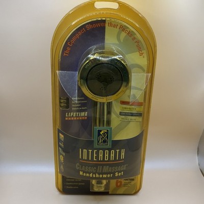 Interbath Classic II Massage Handshower Set (1997) - New in Package