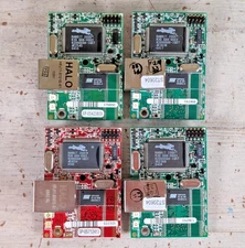 Lot 4 RabbitCore RCM2200 Microprocessor Core Module Enet Rabbit 2000 RJ-45 256KB