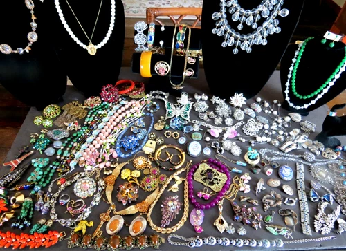Huge Vtg Jewelry Lot Juliana Set Swarovski Sterling Shraeger Bakelite