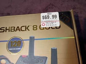 Atari Flashback 8 Gold Deluxe HD Console Wireless Controllers - Gold Used