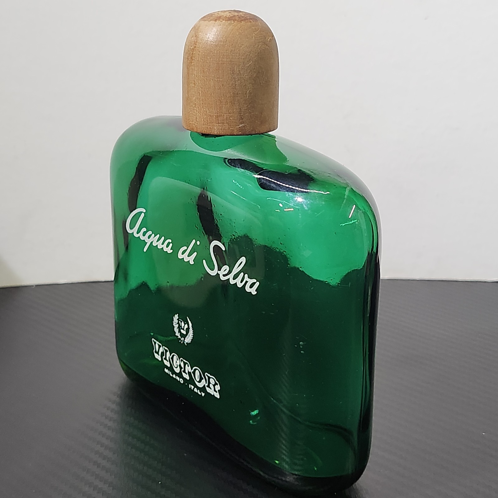 Vintage Acqua Di Selva Empty Display Bottle - Wooden Topper image 3