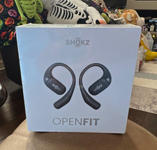 Shokz OpenFit True Wireless Bluetooth Ear-hook Earbuds 10mm Mic Black