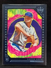 2022 Panini Diamond Kings Blue Border/Frame Aaron Ashby #146 Rookie RC Brewers
