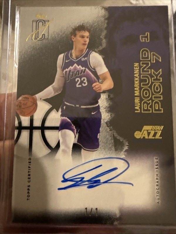 2025-26 Topps Signature Lauri Markkanen Auto 1/1
