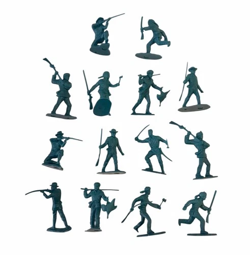 VTG Marx Toys Fort Apache Playset Replacement Soldiers (14) 1964 Original #8631