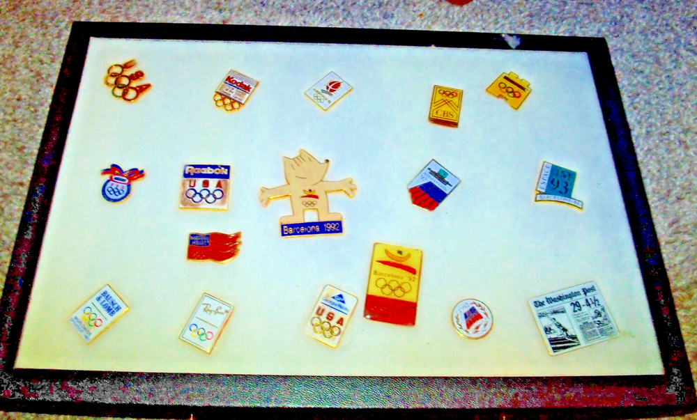 Original Collection of Different Early Different Olympic Pins