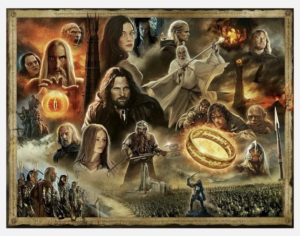 BRAND NEW Ravensburger Lord of the Rings TWO TOWERS 2000 piece Jigsaw Puzzle - Image 3 of 3