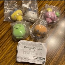 Tamagotchi Capsule Flockies Complete Set Mametchi Kuchipatchi Gacha Complete
