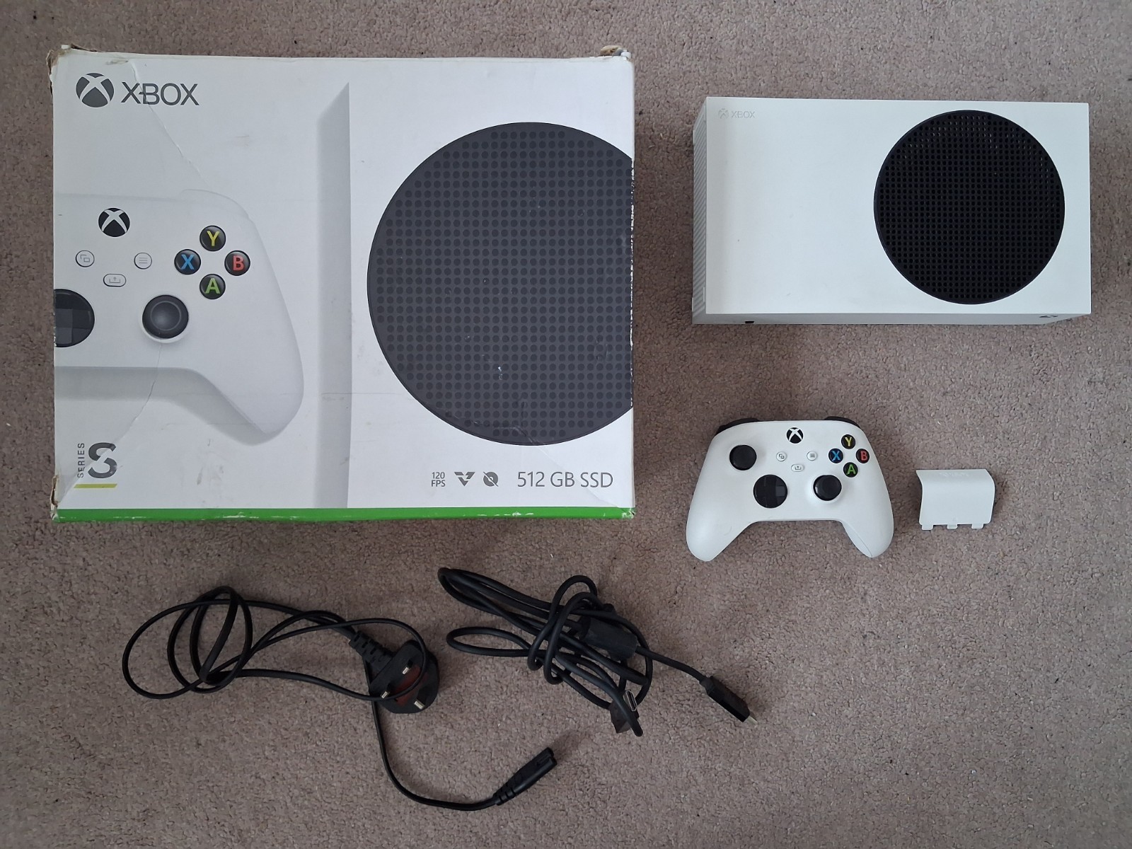 MICROSOFT XBOX SERIES S 512GB SSD CONSOLE White 120 FPS & CONTROLLER BOXED