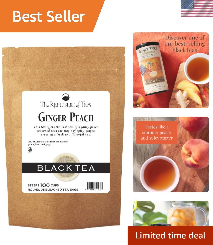 , Caffeinated, Refill Pack Of 100 Tea Bags