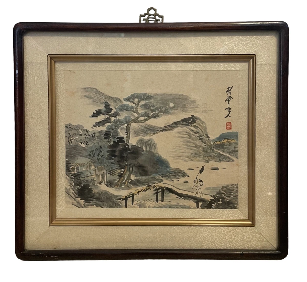 复古原始1900-1940 年日本画作、画卷| eBay