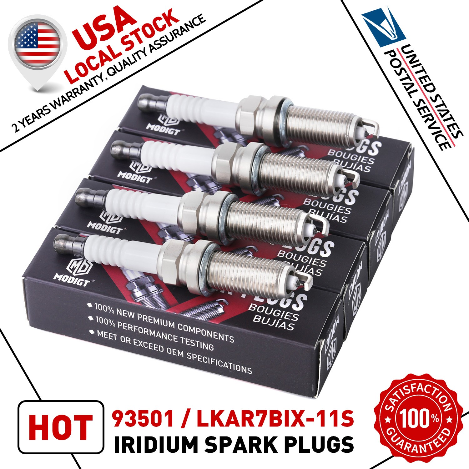 6 Iridium Spark Plugs for 2014-2015 INFINITI Q50 3.7L V6 Replace 90174 DF8H11B