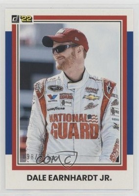 2022 Panini Donruss NASCAR Retro 1981 Navy Blue 98/199 Dale Earnhardt Jr HOF sc2