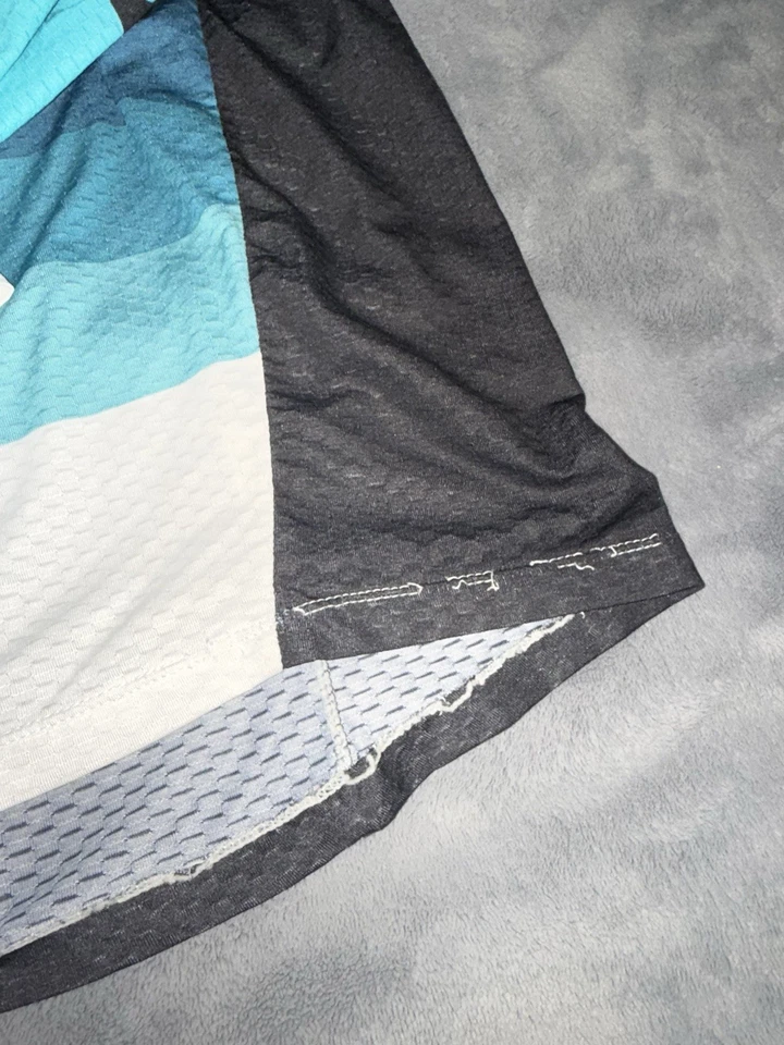 Lot of 3 Troy Lee Designs Large Turquoise Black Motorcycle Motocross Jerseys - Image 3 of 4