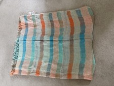 Habitat Linen Bed Throw. 150cm x 170cm. 100% Linen. Cost £85