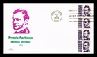 US COVER BOOKLET FIRST DAY OF ISSUE FRANCIS PARKMAN COLONIAL CACHET