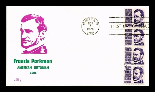 US COVER BOOKLET FIRST DAY OF ISSUE FRANCIS PARKMAN COLONIAL CACHET