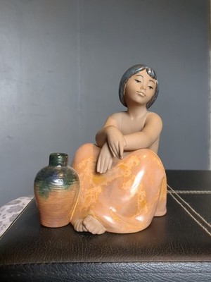 Vintage Lladro Gres Wasserträger Figur - ' Gabriela # 2145