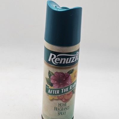 Renuzit After The Rain Home Fragrance Spray Vintage 2000 7 Oz Half Full Promo