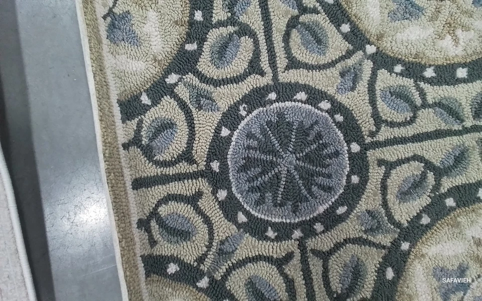 Alfombra corte cemento/azul 5'-0" x 8'-0", precio reducido 1172785968 FRS485E-5 Foto 3 de 4