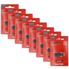 8x SanDisk Cruzer Blade USB Flash Drive - 32GB Red 