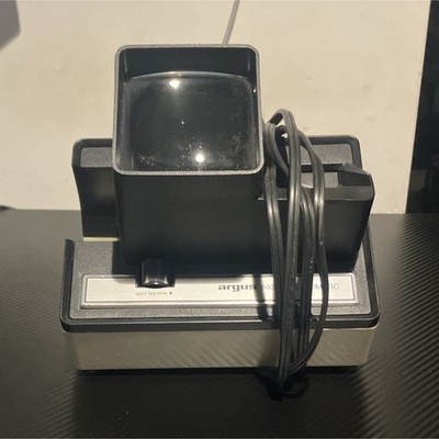 Argus 693 Electromatic Desktop Slide Viewer 35mm untested as is 