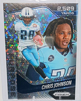 Panini Prizm No Huddle  2025 All Purpose Insert Chris Johnson #17 Titans