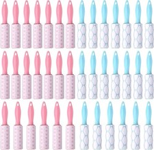 40 Pcs Mini Lint Rollers for Pet Hair Travel Size Clothes Sticky Lint Remover