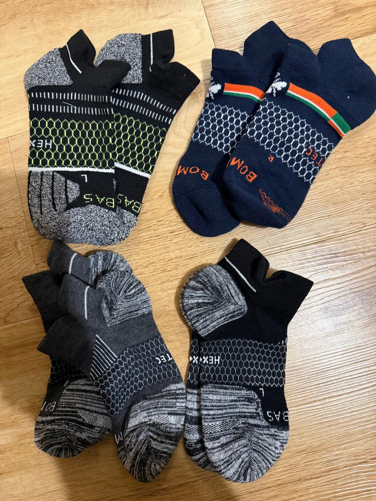 Bombas ankle socks M 4 pairs