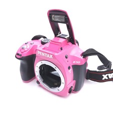 N MINT Pentax K-50 16MP Digital SLR Camera Pink with 3-in LCD Body From JAPAN