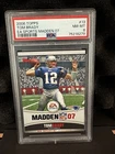2006 Tom Brady EA Sports Madden 07 PSA 8