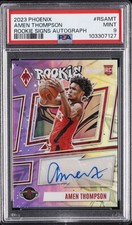 2023 PANINI PHOENIX ROOKIE SIGNS AUTOGRAPH AMEN THOMPSON 46/99 RC AUTO PSA 9