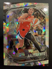 Aaliyah Nye 2025 Panini Prizm #15 Cracked Ice RC Las Vegas Aces Rookie Card