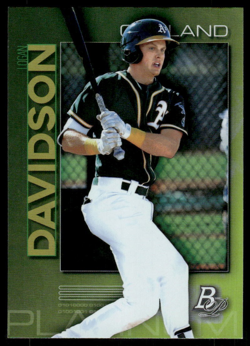 2020 Bowman Platinum Top Prospects Chartreuse #TOP37 Logan Davidson - BB