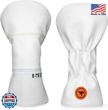 Aliennana Golf Head Cover Driver Leather Embroidery Premium Birdie 13in