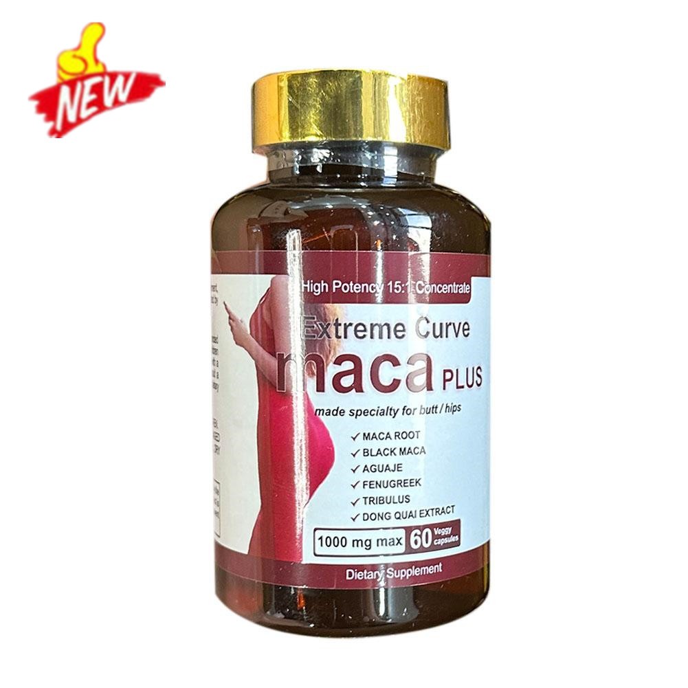 Maca Root Capsules Extreme Curve Maca Plus Made especialidad para trasero NUEVO