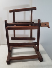 Antique Naive Floor Yarn Wool Winder Primitive Rustic Wood 5002JR