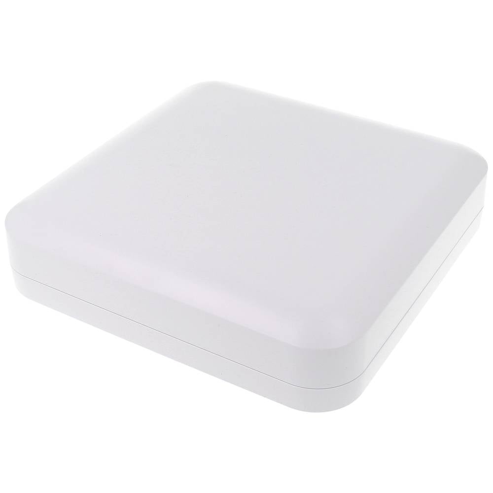 Boîtier universel Hammond 1556HWH en ABS blanc 200x200x45 mm pour montage électronique sans vis