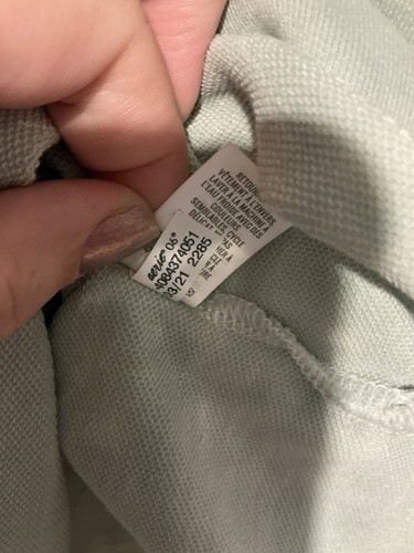 Aerie Damen Oversize Cropped Tee Salbeigrün Batik Größe Large Neu mit Etikett - Bild 7 von 8