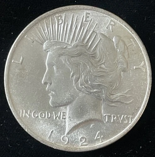 1924 $1 Peace Dollar Gem BU