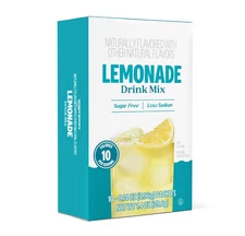 Refreshing 10-Pack Lemonade Drink Mix - Sugar-Free, 1.4 Oz for Daily Enjoyment