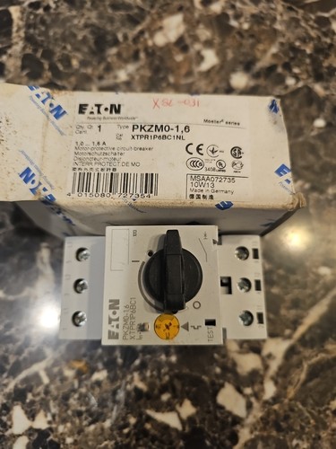 Disyuntor protector motor EATON Moeller, PKZM0-1,6 - Imagen 1 de 1